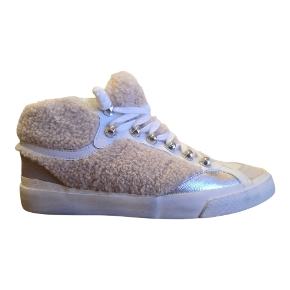 NWOT Marc Fisher LTD.Women's Merin Mixed Media Sneakers Sz 7.5 NWOT